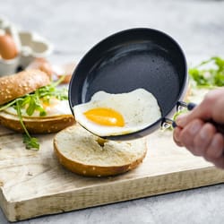 Blue Diamond Aluminum/Stainless Steel Fry Pan Blue