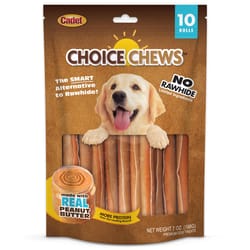 Cadet Choice Chews Peanut Butter Treats For Dogs 7 oz 10 pk