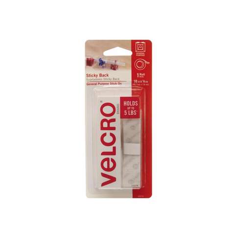 VELCRO Brand Sticky Back Small Nylon Hook and Loop Fastener 18 in. L 1 ...