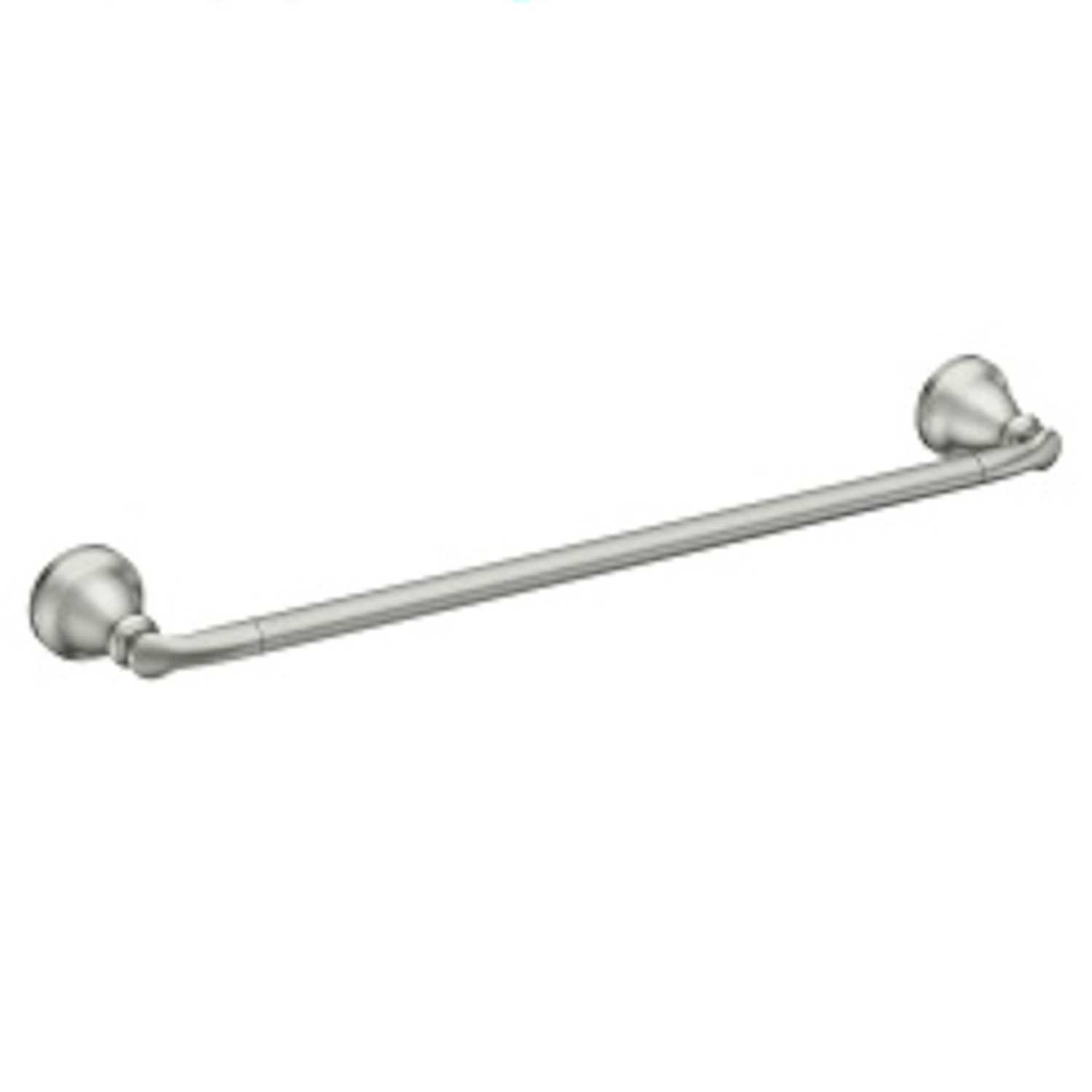 Moen Hilliard Brushed Nickel Towel Bar 24 in. L Metal Ace Hardware
