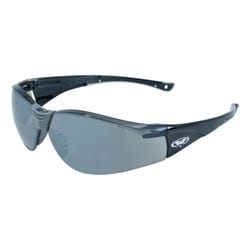 Global Vision Cruisin Rimless Safety Sunglasses Flash Mirror Lens Black Frame 1 pc