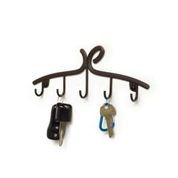 Spectrum 9.8 in. L Bronze Gold Steel Key Rack 1 pk