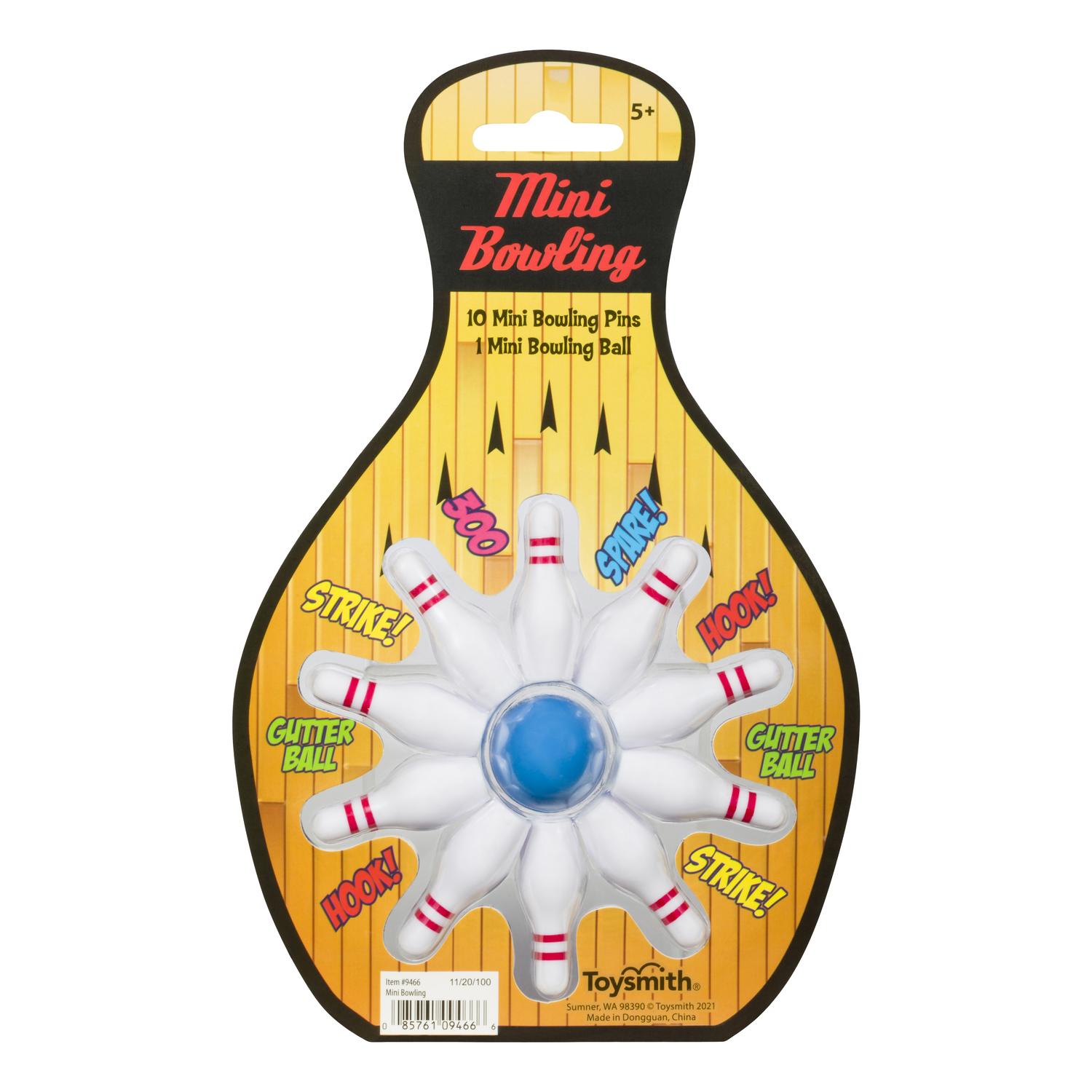 Toysmith Mini Bowling Multicolored 11 pc Mfr# 9466 - Ace