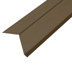 Amerimax 2 in. W X 10 ft. L Galvanized Steel Drip Edges Brown