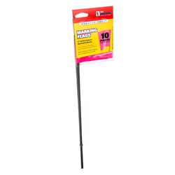 C.H. Hanson 15 in. Fluorescent Pink Marking Flags Polyvinyl 10 pk