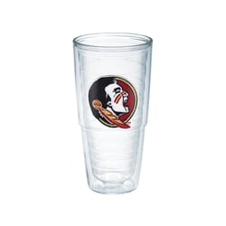 Tervis Collegiate 24 oz Florida State Seminoles Clear BPA Free Tumbler