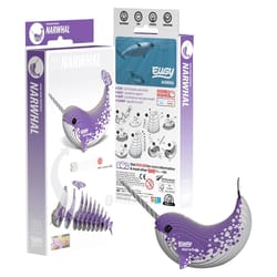 Safari Ltd. Eugy Narwhal 3D Puzzle Purple