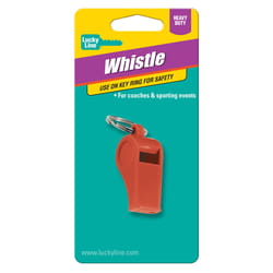 Lucky Line Plastic Assorted Split Whistle Keychain