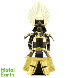 Fascinations Metal Earth Japanese Armor 3D Model Kit Black/Gold