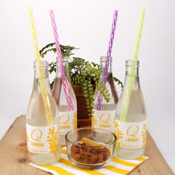 KIKKERLAND Assorted Plastic Reusable Straws