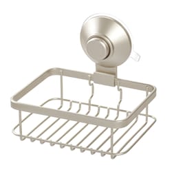 iDesign Nickel Steel Suction Cup Hanging Shower Caddy 9.1-in x 4.53-in x  3.63-in in the Bathtub & Shower Caddies department at