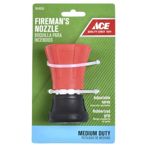 Ace 2 Pattern Shower and Stream Metal Fireman's Nozzle