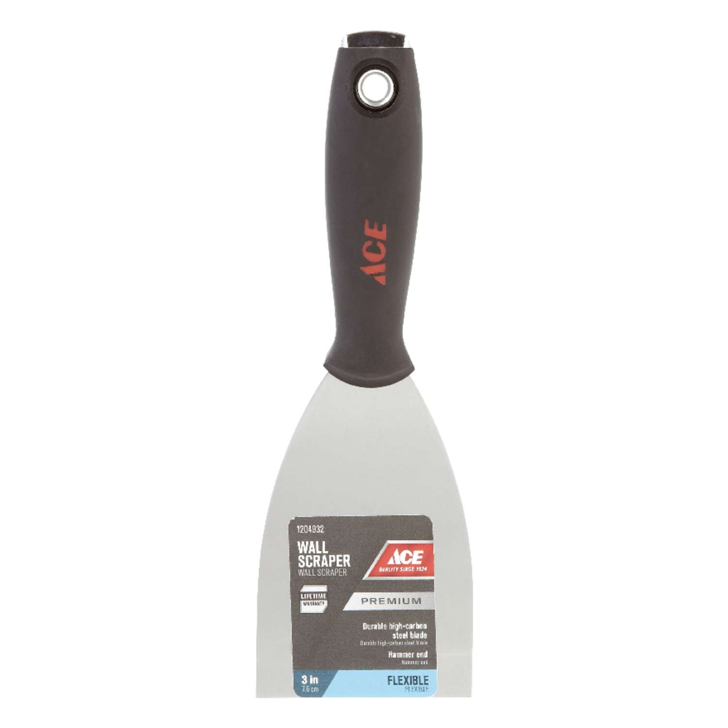 Ace 3 in. W Carbon Steel Flexible Wall Scraper Ace Hardware