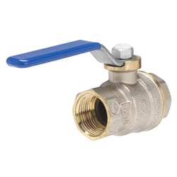 Homewerks 1/8 in. Brass FIP Ball Valve Full Port Quarter-Turn Lever For Water/Oil/Gas