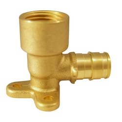 Apollo Expansion PEX / Pex A 1/2 in. Expansion PEX in to X 1/2 in. D FPT Brass Drop Ear Elbow