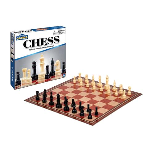 Playmaker Toys Classic Games Chess Plastic Black/Cream - Ace Hardware