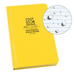 Rite in the Rain 4.75 in. W X 7.5 in. L Sewn Bound Yellow All-Weather Notebook