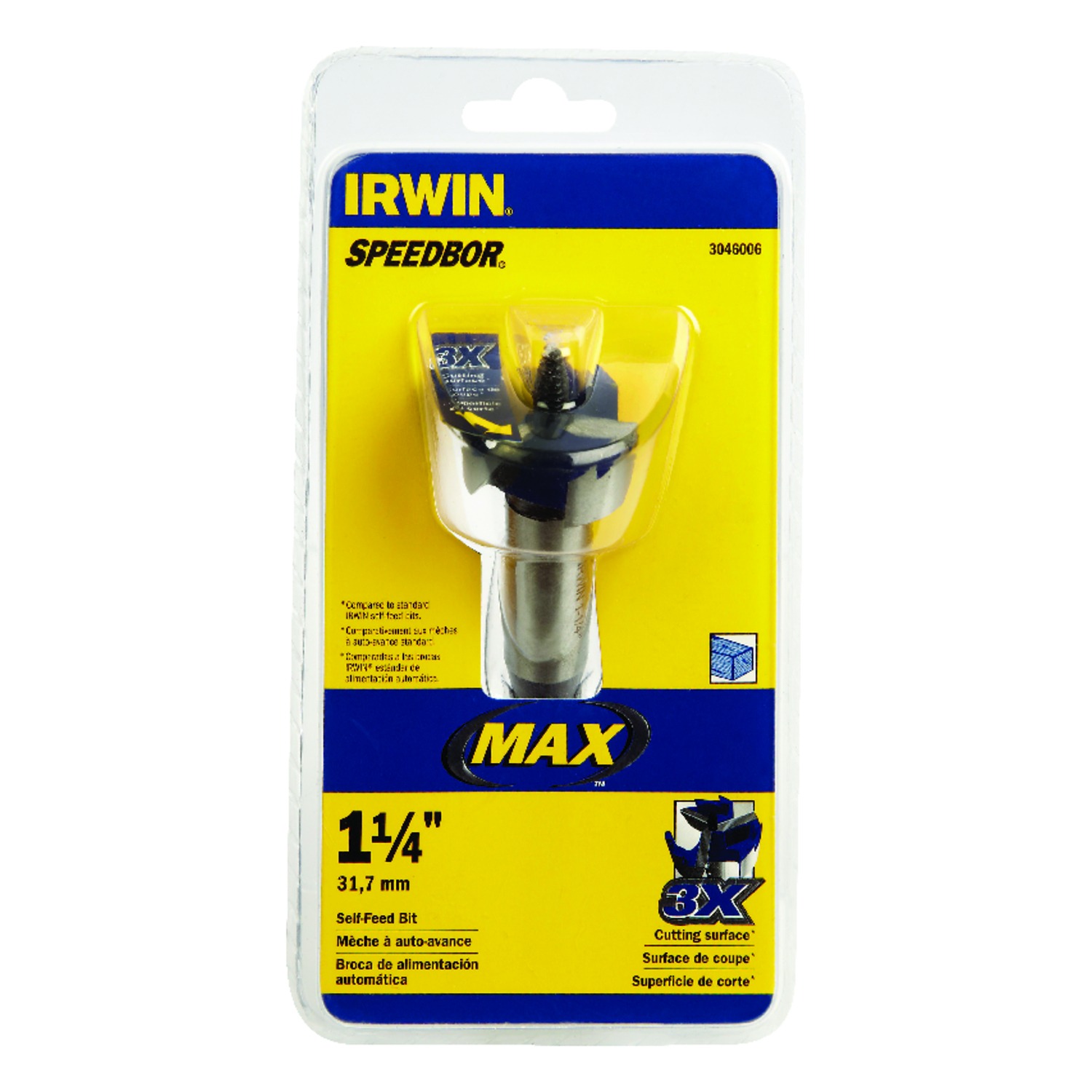 Irwin Speedbor 1-1/4 in. Hardened Steel Hole Cutter 1 pc