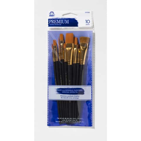 Plaid FolkArt Flat Paint Brush Set - Ace Hardware