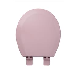 OakBrook Collection Laurel Round Pink Wood Toilet Seat