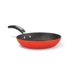 Starfrit The Rock Aluminum Fry Pan 9.5 in. Red