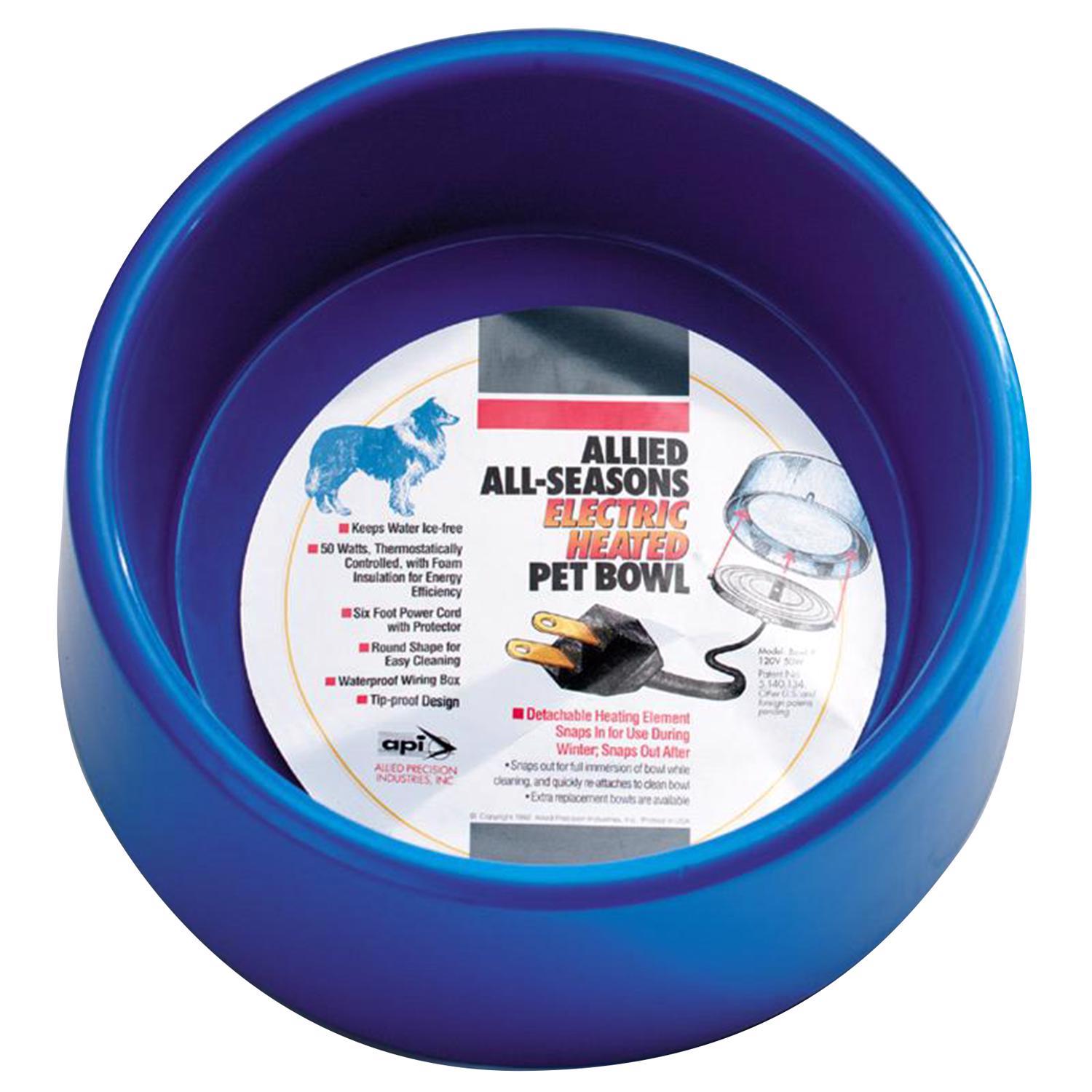 Battery operated heated pet bowl best sale