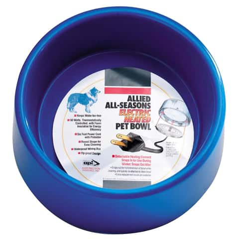 abs plastic Heated Pet Bowl Outdoor Dog Thermal-Bowl Provide