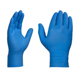 X3 Nitrile Disposable Gloves X-Large Blue Powder Free 100 pk