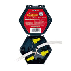 Pro Design Open Splice Old Work 25.8 cu in Octagon Plastic 4 gang Junction Box Black