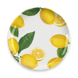 TarHong Multicolored Melamine Lemon Fresh Dinner Plate 10.5 in. D 1 pc