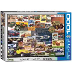 Eurographics Jeep Advertising Collection Jigsaw Puzzle Multicolored 1000 pc