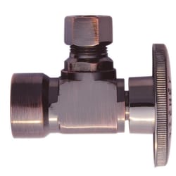 Keeney 1/2 in. FIP X 3/8 in. Brass Shut-Off Valve