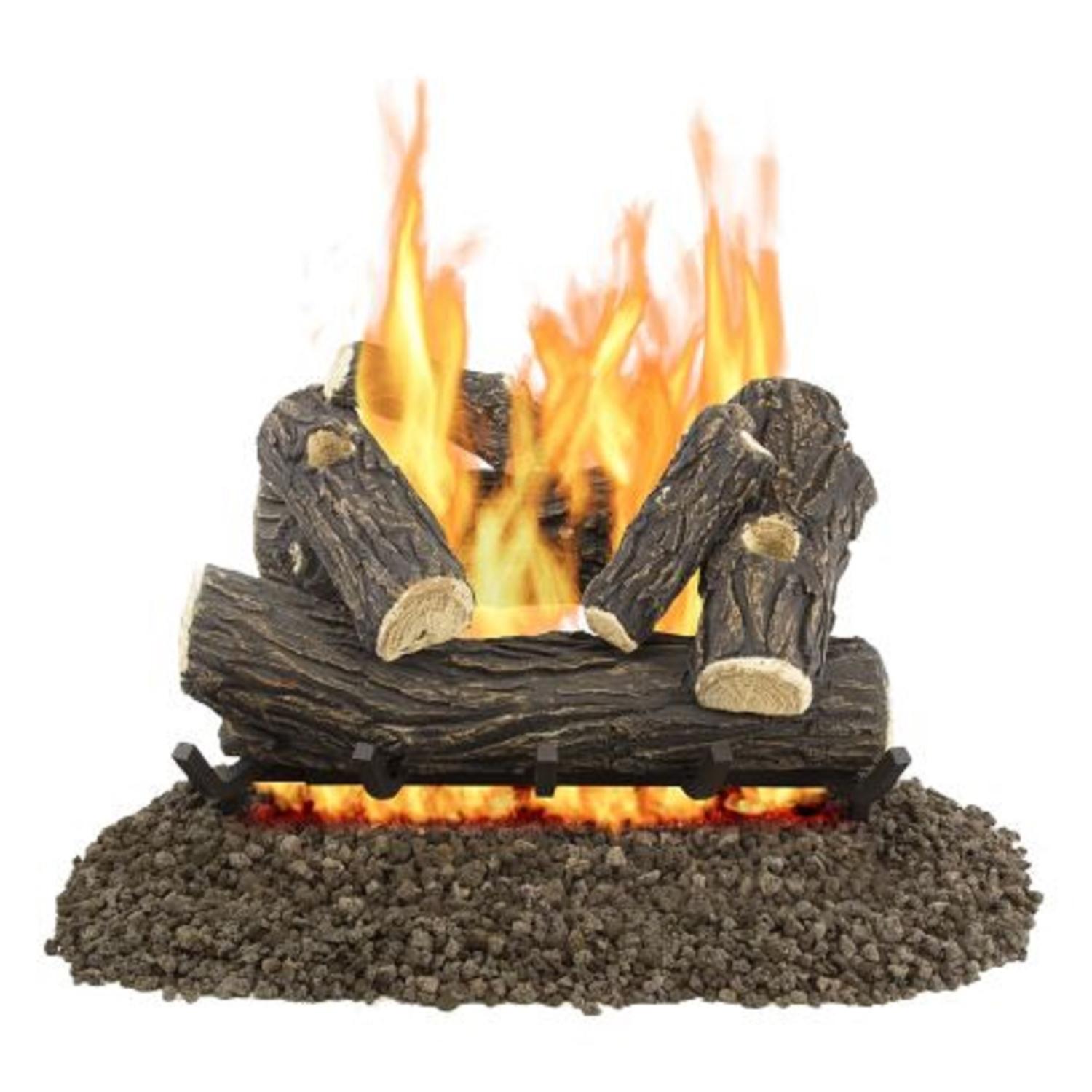 Pleasant Hearth Willow Oak Fireplace Log Set Unlimited hr 55 lb Sansujyuku sansujyuku.com