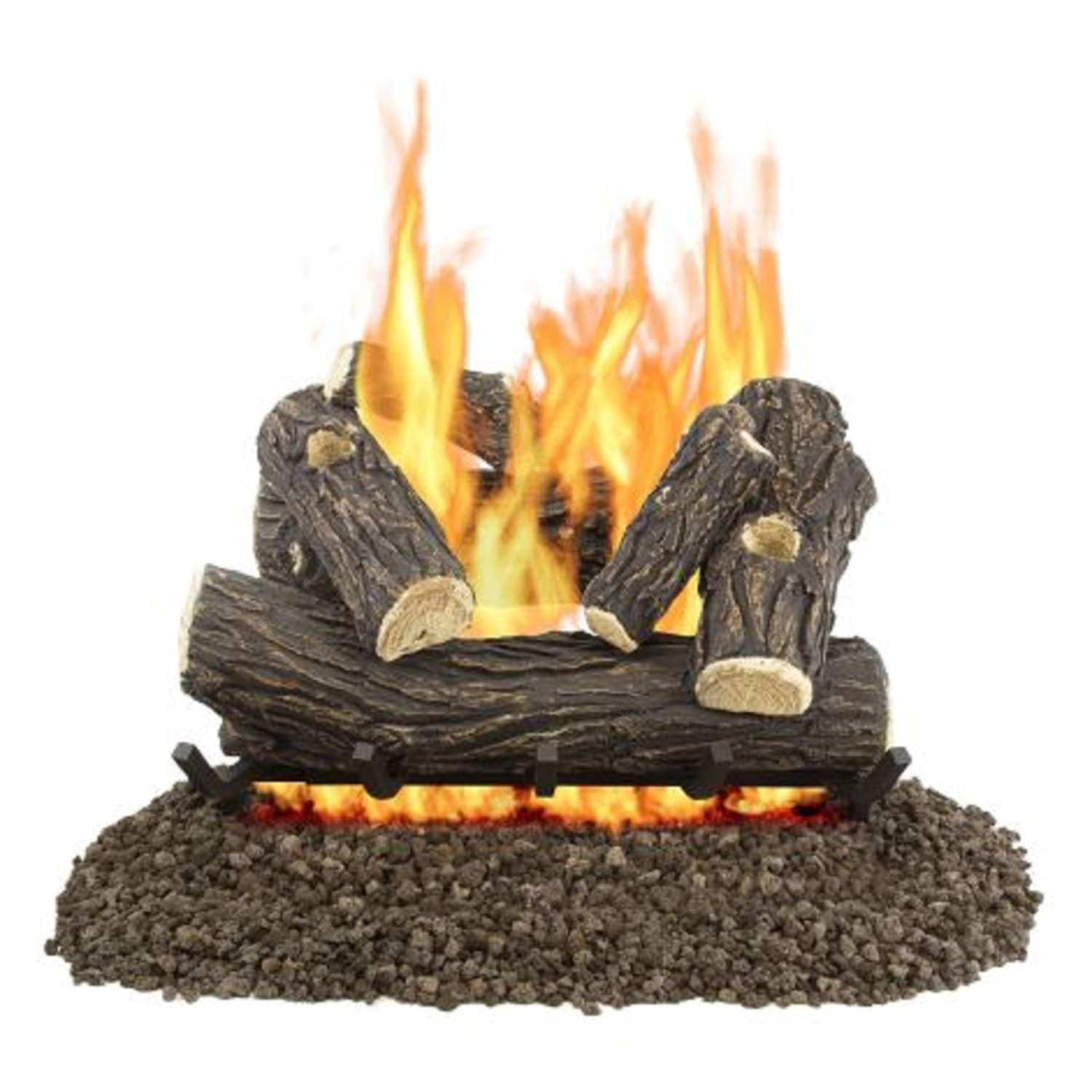 Pleasant Hearth Willow Oak Fireplace Log Set Unlimited hr 55 lb - Ace  Hardware
