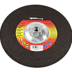 Forney 9 in. D X 5/8 in. in. Metal Grinding Wheel