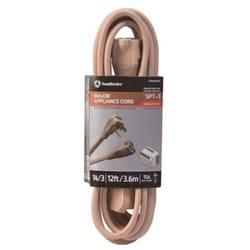 Southwire Indoor 12 ft. L Beige Extension Cord 14/3 SPT-3