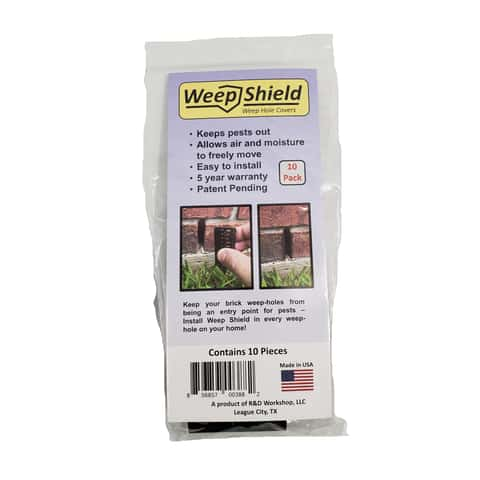 Trim-A-Slab Plastic Brick Weep Shield - Ace Hardware