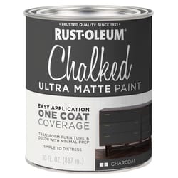 Rust-Oleum Chalked Ultra Matte Charcoal Water-Based Acrylic Chalk Paint 30 oz