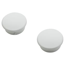 National Hardware 1.31 in. D Metal Closet Rod End Caps
