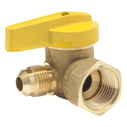 Homewerks 1/2 in. Brass Flare x FIP Gas Ball Valve