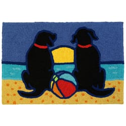 Jellybean 20 in. W X 30 in. L Multi-Color Watching the Sun Set Polyester Accent Rug