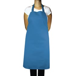 Mu Kitchen 2 pocket Blueberry Cotton Solid Herringbone Weave Bibb Apron