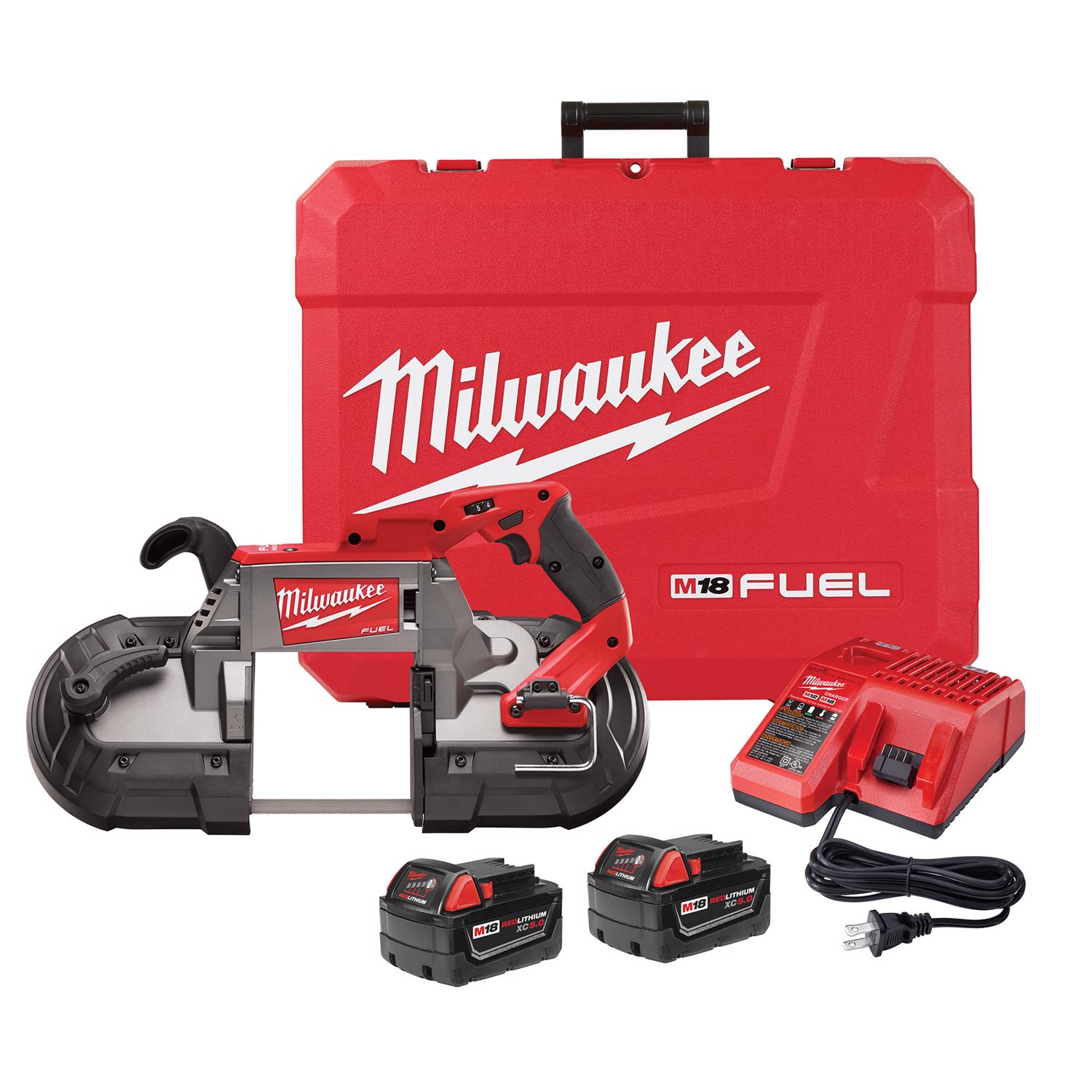 Photos - Saw Milwaukee M18 FUEL Cordless Brushless 5 in. Deep Cut Band  Kit (Battery 