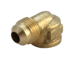 JMF Company 3/8 in. Flare X 3/8 in. D FPT Brass 90 Degree Elbow