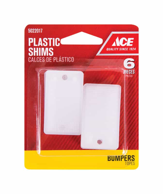 Ace 1.1 in. W Plastic Shim 6 pk Ace Hardware