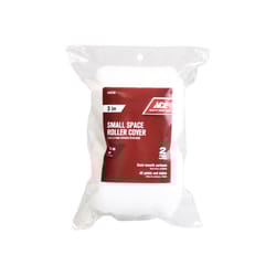 Ace Knit 3 in. W X 3/8 in. Trim Paint Roller Cover 2 pk