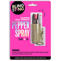 Blingsting Gold Plastic Pepper Spray