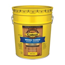 Cabot Wood Toned Stain & Sealer Transparent Cedar Oil-Based Deck and Siding Stain 5 gal