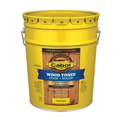 Cabot Wood Toned Stain & Sealer Transparent Cedar Oil-Based Deck and Siding Stain 5 gal