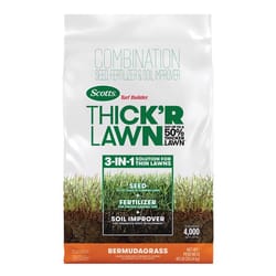 Scotts Turf Builder ThickR Bermuda Grass Full Sun Grass Seed and Fertilizer 40 lb